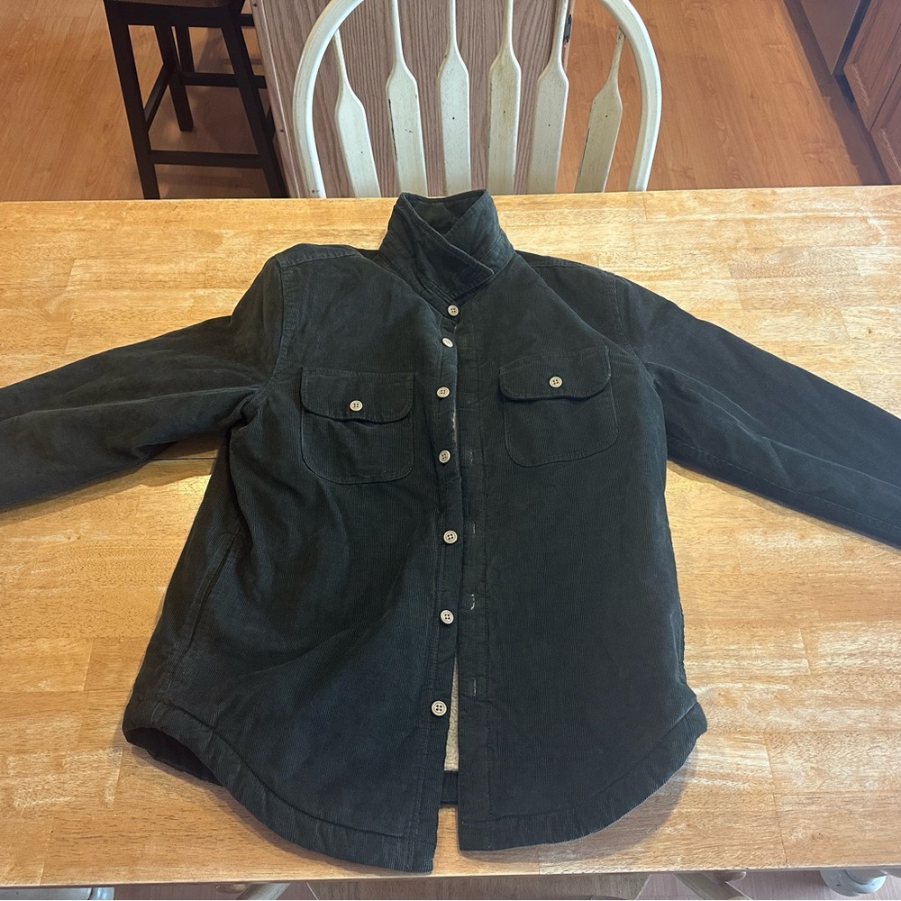NWT! J Crew Sherpa Lined Corduroy Shirt Jacket Size Medium